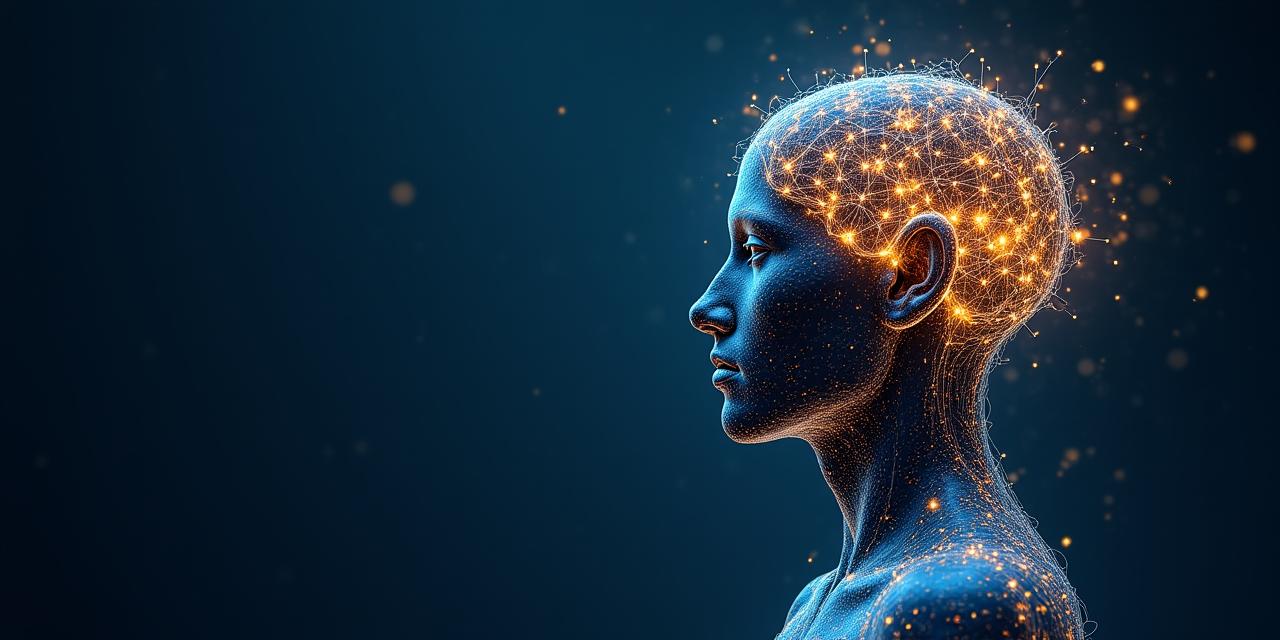 Abstract visualization of a Socratic neural network representing critical thinking and logical flow.